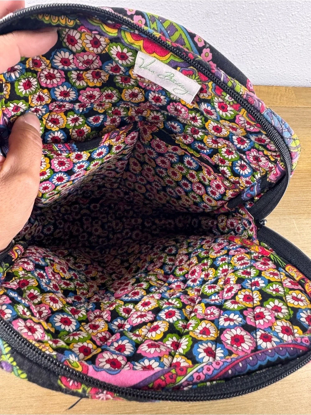 Vera Bradley Symphony In Hue Small Backpack Retired Floral Paisley Bag